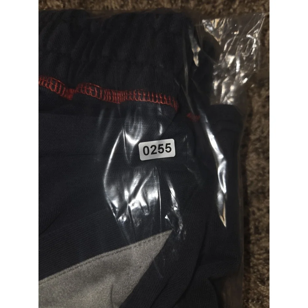 Gunzinii Denim & Co. Black Graphic Sweatpants - Lightning Bolt Y2K Streetwear XS